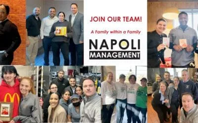 When you join the Napoli Management team, you’re joining a Family within a Family. With 18 stores throughout Massachusetts and Rhode Island, we have numerous positions available. Come learn more about us!